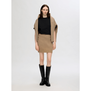 Selected Femme Mary Short Knit Skirt